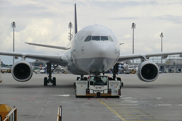 Flugzeug der Lufthansa