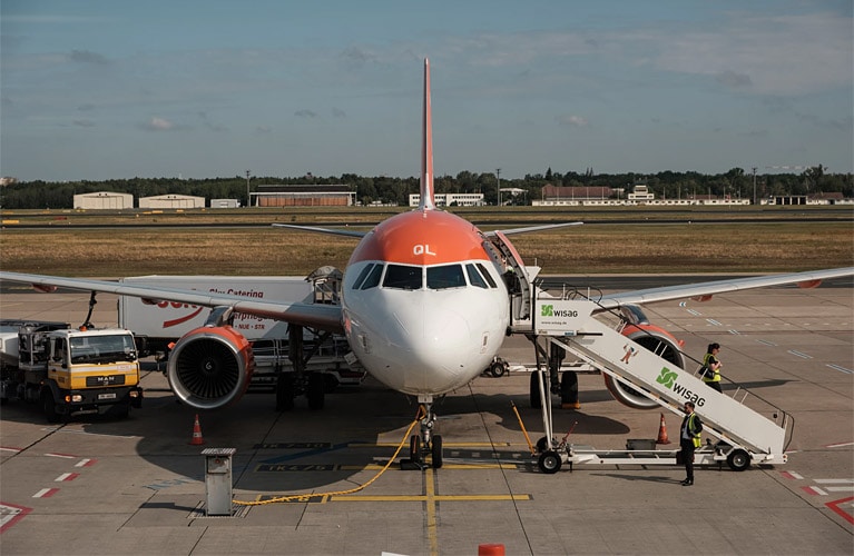 Flugfeld am Flughafen Tegel