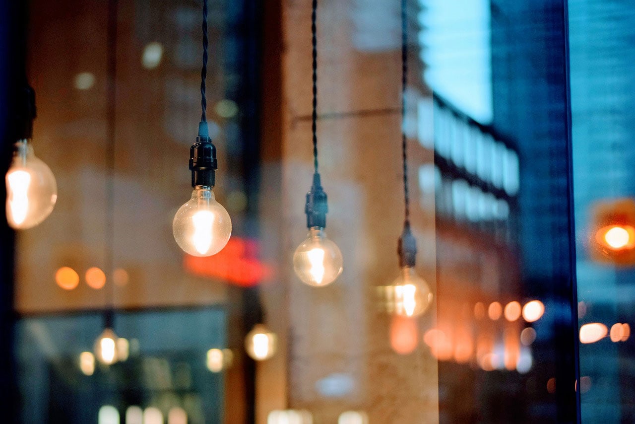 Lampen im Schaufenster