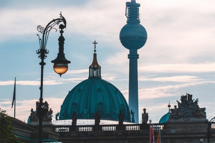 Berlin mit Blick auf den Fernsehturm